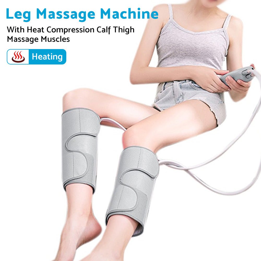 Leg and Foot Massager with Heat Compression Suitable for Universal